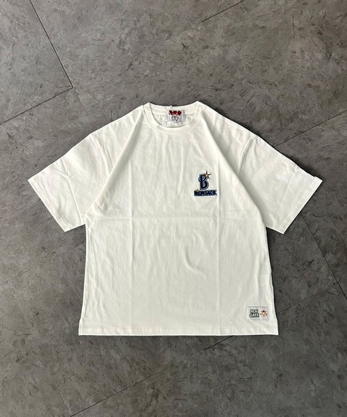 ATMARK(アットマーク)の「<4サイズ展開 / ユニセックス>NEW JACK×プロ野球コラボレーションTシャツ NPB オーバーサイズ(Tシャツ/カットソー・メンズ・ブラック系2/ブラック系1/ホワイト系1/ホワイト系5/ホワイト系3/ホワイト系2/ブラック系4・S/150/L/M)」の9枚目の写真