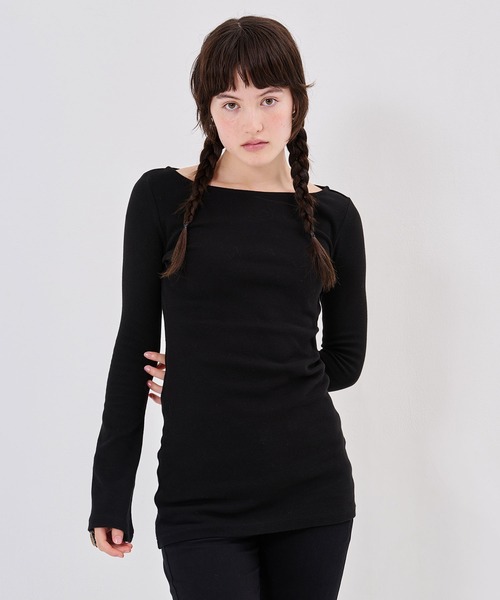TINA:JOJUN(ティーナジョジュン)の「スリムフィット カット ワンピース TINA:JOJUN(ワンピース・レディース・ブラック/グレー/ライトベージュ・M)」の15枚目の写真