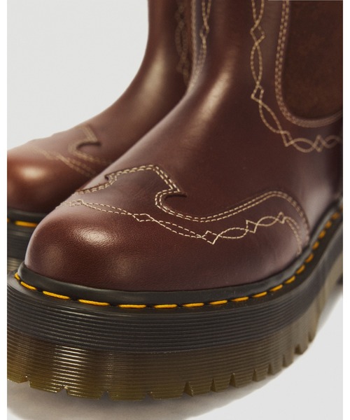 Dr. Martens(ドクターマーチン)の「Dr. Martens/ドクターマーチン QUAD MID DR プル オン ブーツ 43175200(ブーツ・メンズ・ブラウン・UK5/UK4/UK3/UK10/UK9/UK8/UK7/UK6/UK11)」の2枚目の写真