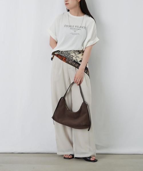 LUCA/LADY LUCK LUCA(ルカ/レディラックルカ)の「LC/LLL メッシュタックパンツ(その他パンツ・レディース・ブラック/オフホワイト・FREE)」の17枚目の写真