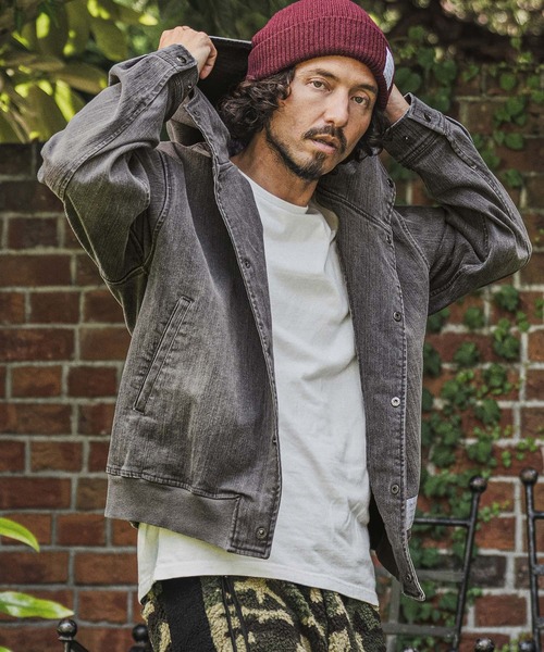 mpa4184- Denim Hoodie デニムパーカー(WR26W-18)（パーカー）｜wjk