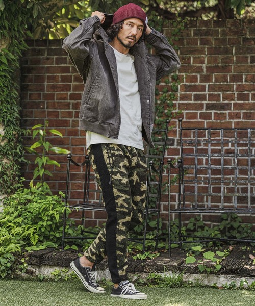 wjk reluxe（ダブルジェーケーリラックス）の「mpa4184- Denim Hoodie デニムパーカー(WR26W-18)（パーカー・メンズ・ブルー系その他/ライトインディゴブルー/ブラック系その他・L/M/S）」の18枚目の写真