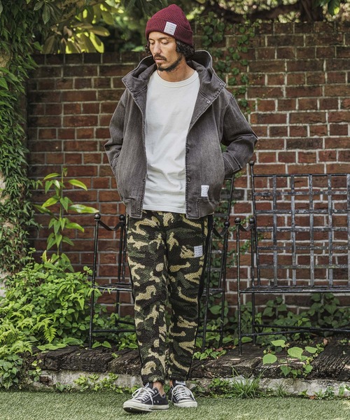 wjk reluxe（ダブルジェーケーリラックス）の「mpa4184- Denim Hoodie デニムパーカー(WR26W-18)（パーカー・メンズ・ブルー系その他/ライトインディゴブルー/ブラック系その他・L/M/S）」の19枚目の写真
