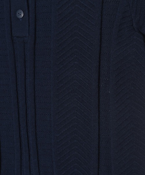 adidas(アディダス)の「CABLE KNIT CALI TEE POLO KR7059(ニット/セーター・レディース・ネイビー・SMALL/MEDIUM/LARGE)」の7枚目の写真