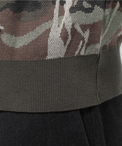 HYSTERIC GLAMOUR(ヒステリックグラマー)の「HYS ARMY PATTERN総柄ジャカード プルオ-バ-(ニット/セーター・メンズ・マルチ・LARGE/MEDIUM/SMALL)」の6枚目の写真