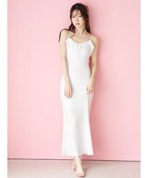SNIDEL HOME | クロシェカップインニットワンピース(ルームウェア/パジャマ)