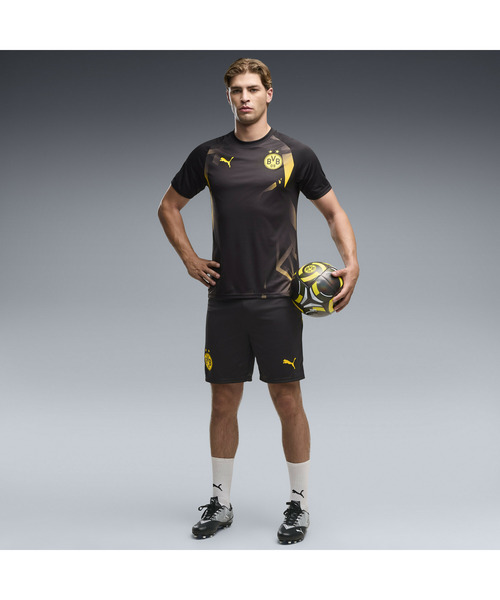 PUMA(プーマ)の「PUMA プーマ メンズ 2026-27 ドルトムント プレマッチ 半袖 シャツ(Tシャツ/カットソー・メンズ・ブラック×イエロー・X-LARGE/LARGE/MEDIUM/SMALL)」の3枚目の写真