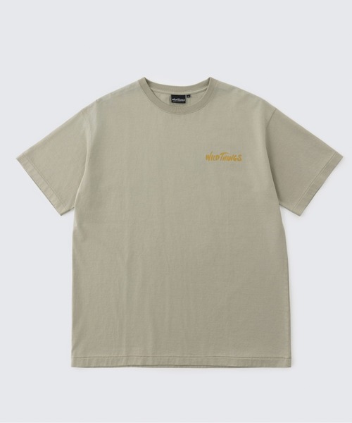 WILD THINGS(ワイルドシングス)の「ワイルドテアラー S/S T│WILD-TEARER TEE S/S(Tシャツ/カットソー・メンズ・チャコールグレー/ホワイト/イエロー系その他/ベージュ系その他・M/S/L/XL)」の5枚目の写真