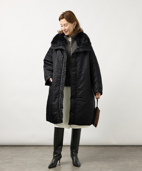 upperhights(アッパーハイツ)の「upper hights アッパーハイツ The U-Bench Proto 403A40202(その他アウター・レディース・ブラック・X-SMALL)」の2枚目の写真