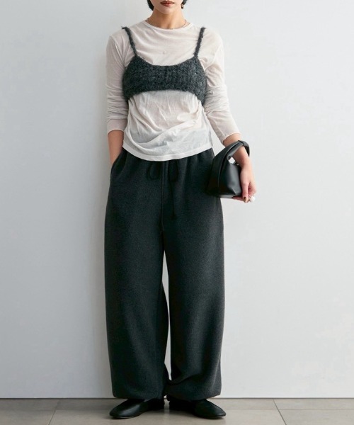anuke（アンヌーク）の「[anuke/アンヌーク] ワンハンドルレザーバッグ（トートバッグ・レディース・ピンク/ブラック・F）」の10枚目の写真