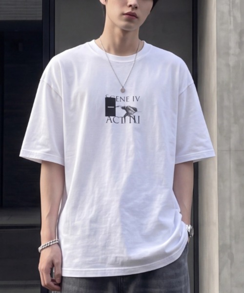 INNOCENT(イノセント)の「【TEE LIBRARY/ティー ライブラリー】GRAPHIC T-SHIRTS RIBBON TAPE TSK-TS(Tシャツ/カットソー・メンズ・その他3/その他1/その他5/その他2/その他4・MEDIUM/SMALL/X-LARGE/LARGE)」の2枚目の写真