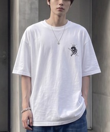 【TEE LIBRARY/ティー ライブラリー】GRAPHIC T-SHIRTS RIBBON TAPE TSK-TS