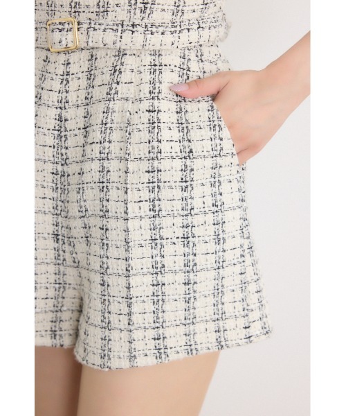 rienda(リエンダ)の「ダブルボタンロンパース 秋服(ワンピース・レディース・マルチ/ブラック/ホワイト・MEDIUM/SMALL)」の6枚目の写真