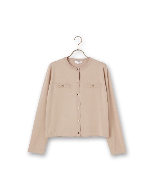 AOYAMA(アオヤマ)の「毛玉(ピリング)ができにくい!【毛玉CLEARニット】クルーネックカーディガン【長袖】【#すごセーター】(カーディガン/ボレロ・レディース・ブラック/ベージュ・S/L/M)」の2枚目の写真