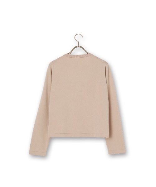 AOYAMA(アオヤマ)の「毛玉(ピリング)ができにくい!【毛玉CLEARニット】クルーネックカーディガン【長袖】【#すごセーター】(カーディガン/ボレロ・レディース・ブラック/ベージュ・S/L/M)」の7枚目の写真