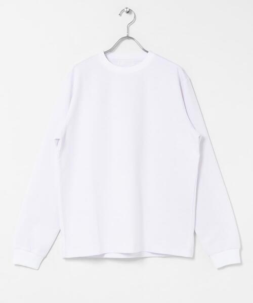 SENSE OF PLACE by URBAN RESEARCH(センスオブプレイスバイアーバンリサーチ)の「『イージーケア/吸水速乾』コンフォートロングTシャツ(Tシャツ/カットソー・メンズ・ホワイト/チャコールグレー/ブルー系その他・X-LARGE/MEDIUM/LARGE)」の8枚目の写真