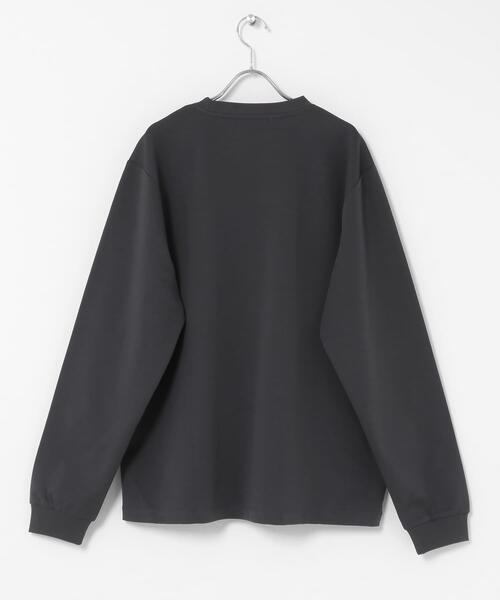SENSE OF PLACE by URBAN RESEARCH(センスオブプレイスバイアーバンリサーチ)の「『イージーケア/吸水速乾』コンフォートロングTシャツ(Tシャツ/カットソー・メンズ・ホワイト/チャコールグレー/ブルー系その他・X-LARGE/MEDIUM/LARGE)」の11枚目の写真