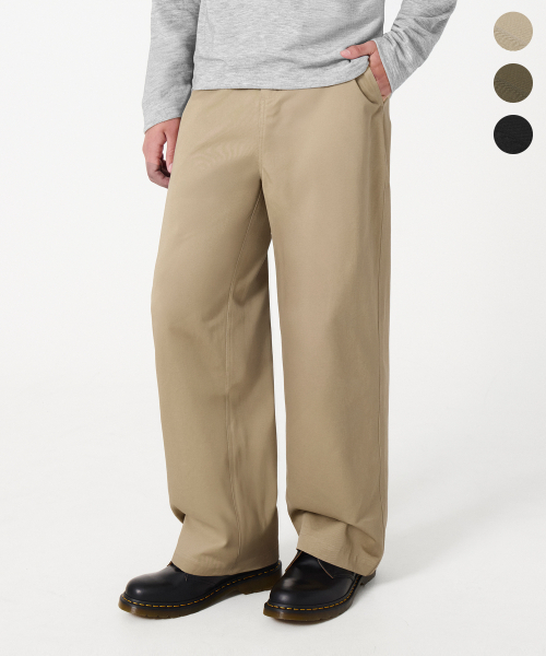 TRILLION(トリリオン)の「エッセンス ストレートチップ コットンチノパンツ_3color(その他パンツ・メンズ・ブラック/ベージュ/カーキ・LARGE/MEDIUM/SMALL/X-LARGE)」の11枚目の写真