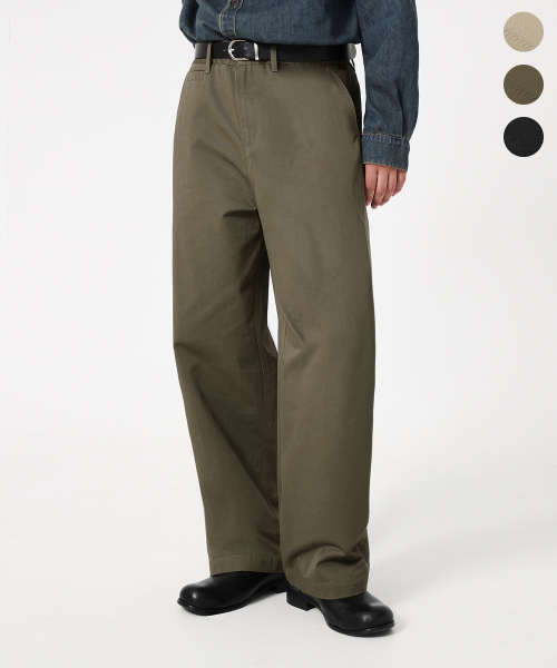 TRILLION(トリリオン)の「エッセンス ストレートチップ コットンチノパンツ_3color(その他パンツ・メンズ・ブラック/ベージュ/カーキ・LARGE/MEDIUM/SMALL/X-LARGE)」の12枚目の写真