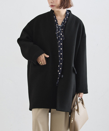 journal standard L'essage | 《一部WEB限定カラー/》SUPER140S/GIOLICA コクーンコート(ノーカラーコート)