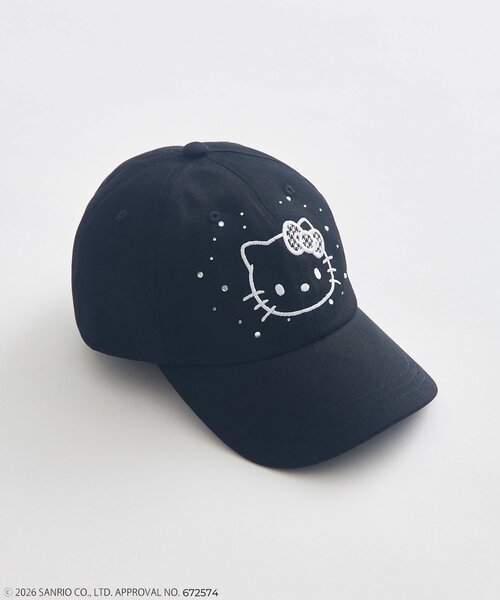 OLIVE des OLIVE(オリーブデオリーブ)の「HELLO KITTY キャップ(キャップ・レディース・ピンク/ブラック・FREE)」の1枚目の写真