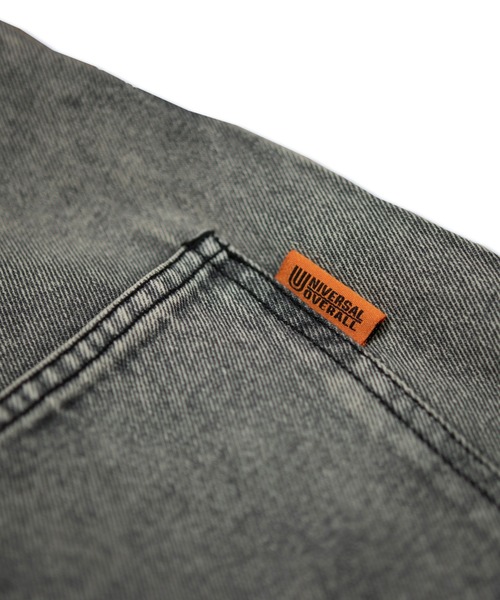 UNIVERSAL OVERALL（ユニバーサルオーバーオール）の「HIGH WAIST WIDE / デニムパンツ / ワイドパンツ（デニムパンツ・レディース・ブルー/ブラック・M/L）」の4枚目の写真