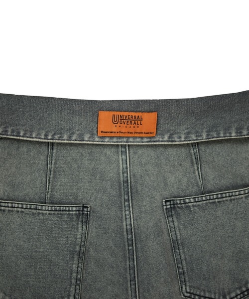 UNIVERSAL OVERALL（ユニバーサルオーバーオール）の「HIGH WAIST WIDE / デニムパンツ / ワイドパンツ（デニムパンツ・レディース・ブルー/ブラック・M/L）」の3枚目の写真