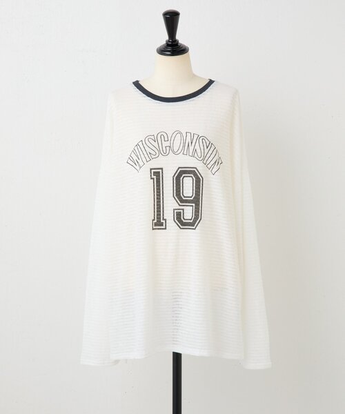 LIVETART(リヴェタート)の「No.19シアボーダーTee《FRIPIER》(Tシャツ/カットソー・レディース・ホワイト・FREE)」の10枚目の写真