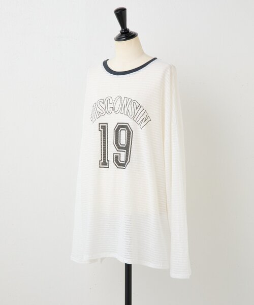 LIVETART(リヴェタート)の「No.19シアボーダーTee《FRIPIER》(Tシャツ/カットソー・レディース・ホワイト・FREE)」の11枚目の写真