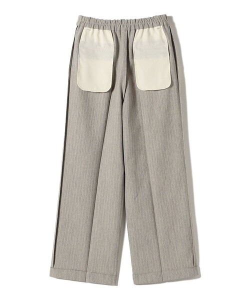 SHIPS(シップス)の「〈洗濯機可能〉FUNCTION セミ ワイド パンツ 26AW(スラックス・レディース・ネイビー/ベージュ系・40/38/36/34)」の6枚目の写真