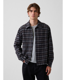 GAP（ギャップ）の「リラックスフィット ストレートヘム フランネルシャツ（シャツ/ブラウス）」