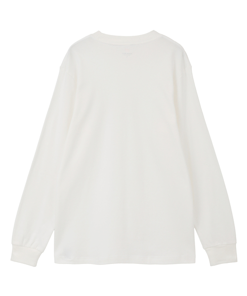 SOFFITTO(ソフィット)の「【Hanes/ヘインズ】クルーネックスムースロングスリーブ(Tシャツ/カットソー・レディース・ホワイト・FREE)」の2枚目の写真
