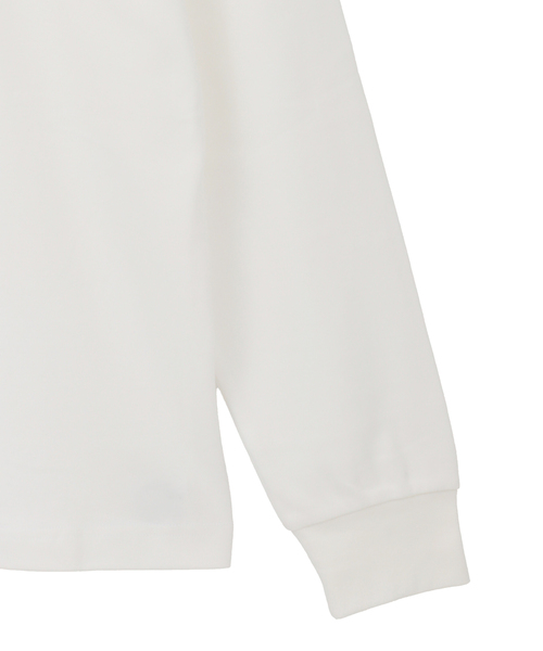 SOFFITTO(ソフィット)の「【Hanes/ヘインズ】クルーネックスムースロングスリーブ(Tシャツ/カットソー・レディース・ホワイト・FREE)」の4枚目の写真
