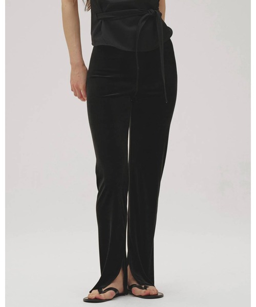 TODAYFUL(トゥデイフル)の「Velour Slit Leggings 12620703(その他パンツ・レディース・ブラック/ブラウン・38/36)」の7枚目の写真