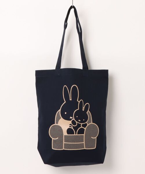 Miffy( ミッフィー)の「【 Miffy / ミッフィー 】カラフルトートバッグ WNI(トートバッグ・レディース・ライトピンク/ネイビー/ナチュラル/ライトブルー・FREE)」の3枚目の写真