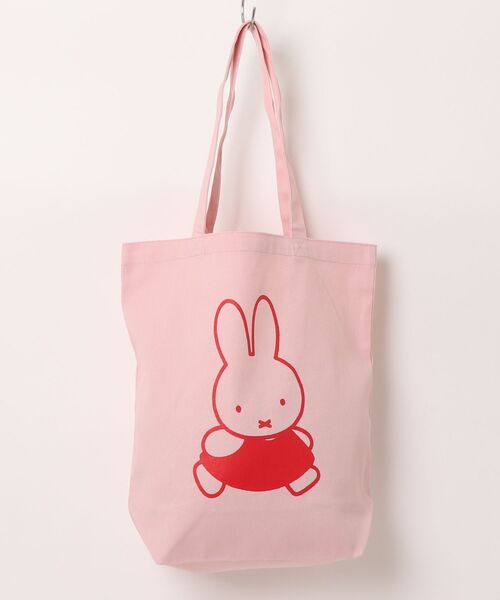 Miffy( ミッフィー)の「【 Miffy / ミッフィー 】カラフルトートバッグ WNI(トートバッグ・レディース・ライトピンク/ネイビー/ナチュラル/ライトブルー・FREE)」の4枚目の写真
