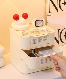 Bonjour Sagan（ボンジュールサガン）の「レトロカラー 引き出しデスク収納ボックス（インテリア雑貨）」