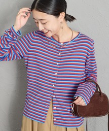 【WEB先行予約】[RYE TENDER] 別注 マルチボーダー カットカーディガン