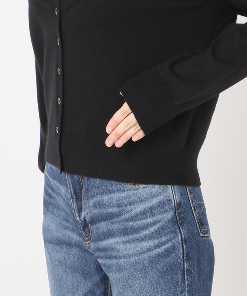 Spick & Span(スピックアンドスパン)の「フリルディティールカーディガン(カーディガン/ボレロ・レディース・ブラック/チャコールグレー・FREE)」の15枚目の写真