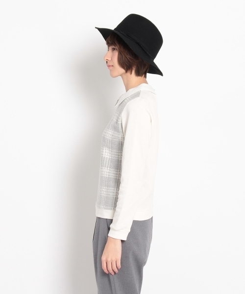 THE EMPORIUM（ジエンポリアム）の「シャヅ付きプルオーバー（Tシャツ/カットソー・レディース・ホワイト/グリーン/グレー/ブルー・38/40）」の11枚目の写真