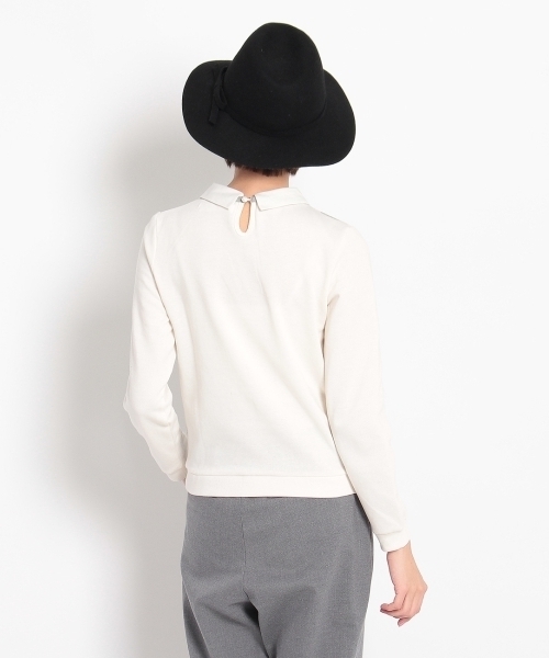 THE EMPORIUM（ジエンポリアム）の「シャヅ付きプルオーバー（Tシャツ/カットソー・レディース・ホワイト/グリーン/グレー/ブルー・38/40）」の5枚目の写真