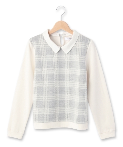 THE EMPORIUM（ジエンポリアム）の「シャヅ付きプルオーバー（Tシャツ/カットソー・レディース・ホワイト/グリーン/グレー/ブルー・38/40）」の10枚目の写真