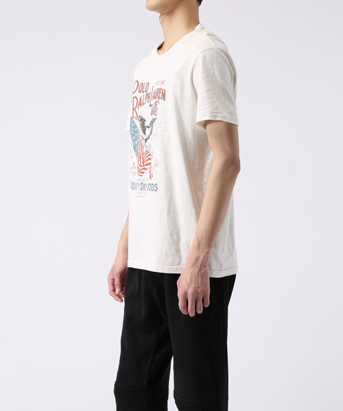 大人のカジュアル!!【Polo Ralph Lauren】グラフィック Tシャツ クラシック フィット ジャージー グラフィック Tシャツ | ラルフ
