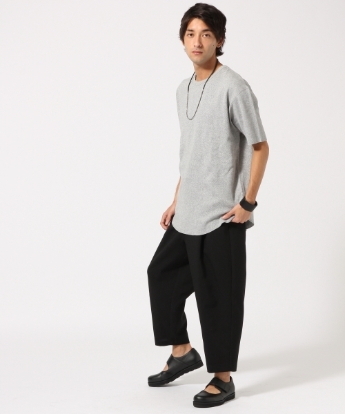 HARE（ハレ）の「セミロングハニカムカットソー(HARE)（Tシャツ/カットソー・メンズ・オフホワイト/グレー/ブラック・MEDIUM/SMALL）」の12枚目の写真