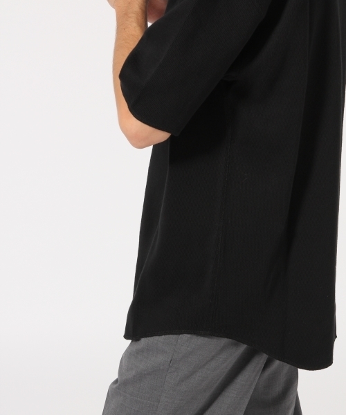 HARE（ハレ）の「セミロングハニカムカットソー(HARE)（Tシャツ/カットソー・メンズ・オフホワイト/グレー/ブラック・MEDIUM/SMALL）」の14枚目の写真