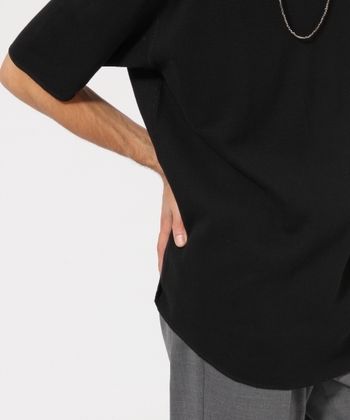 HARE（ハレ）の「セミロングハニカムカットソー(HARE)（Tシャツ/カットソー・メンズ・オフホワイト/グレー/ブラック・MEDIUM/SMALL）」の10枚目の写真