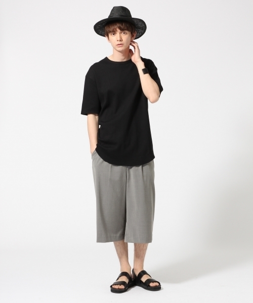 HARE（ハレ）の「セミロングハニカムカットソー(HARE)（Tシャツ/カットソー・メンズ・オフホワイト/グレー/ブラック・MEDIUM/SMALL）」の17枚目の写真