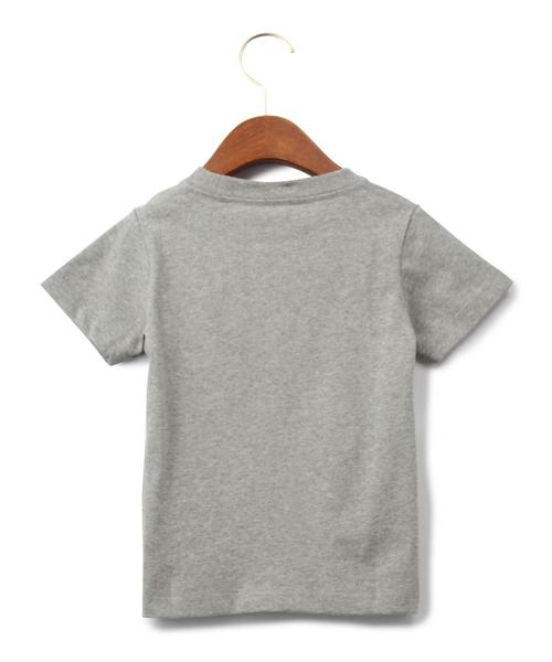 Champion（チャンピオン）の「【Champion(チャンピオン)】 ロゴシシュウ ショートスリーブ Tシャツ◆（Tシャツ/カットソー・キッズ・ホワイト/グレー/コバルトブルー・100cm/110cm/130cm/120cm）」の4枚目の写真