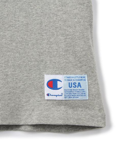 Champion（チャンピオン）の「【Champion(チャンピオン)】 ロゴシシュウ ショートスリーブ Tシャツ◆（Tシャツ/カットソー・キッズ・ホワイト/グレー/コバルトブルー・100cm/110cm/130cm/120cm）」の7枚目の写真