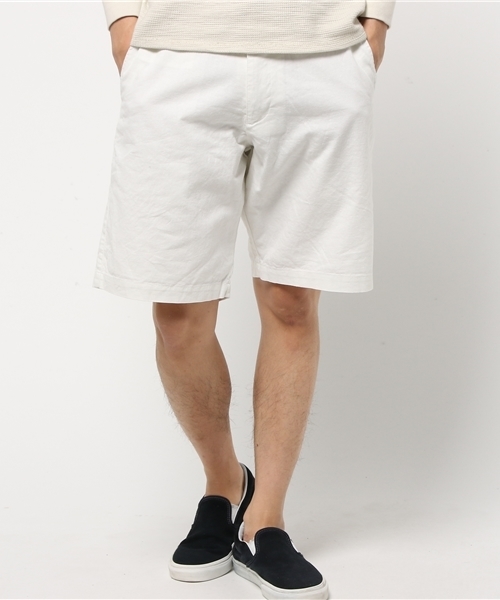 WEGO（ウィゴー）の「WEGO/綿麻カラーショーツ（その他パンツ・メンズ・サックスブルー/ライトピンク/ネイビー/ホワイト・MEDIUM/LARGE）」の18枚目の写真